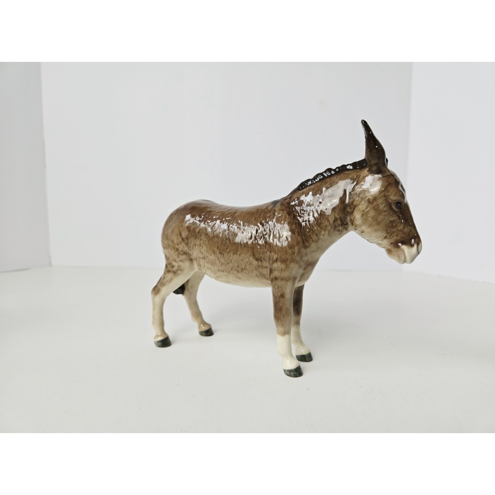 Vintage Beswick England donkey figurine ceramic - Picture 2 of 5